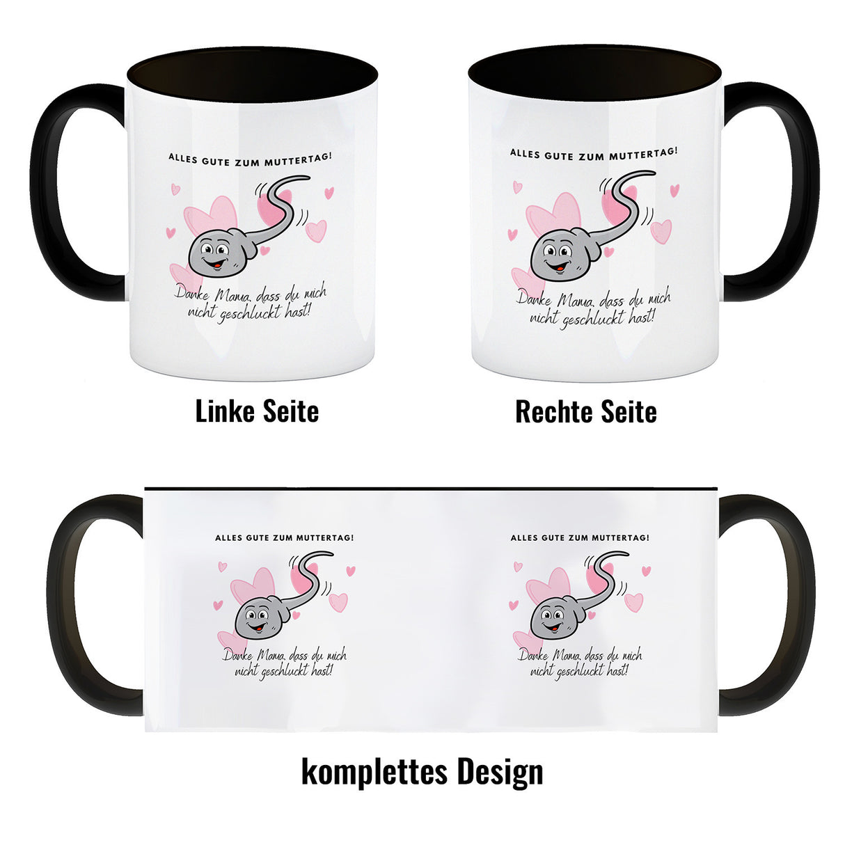 Danke Mama, dass du mich nicht geschluckt hast Kaffeebecher