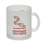 Morgenlatte Kaffeebecher mit Spruch Das frühe Vögeln entspannt den Wurm
