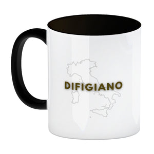 Difigiano Di-Fig-I-A-No Dialekt Kaffeebecher