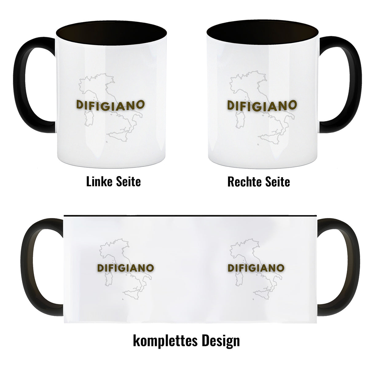 Difigiano Di-Fig-I-A-No Dialekt Kaffeebecher