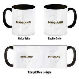 Difigiano Di-Fig-I-A-No Dialekt Kaffeebecher