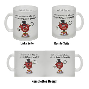 Freches Monster Kaffeebecher mit lustigem Spruch