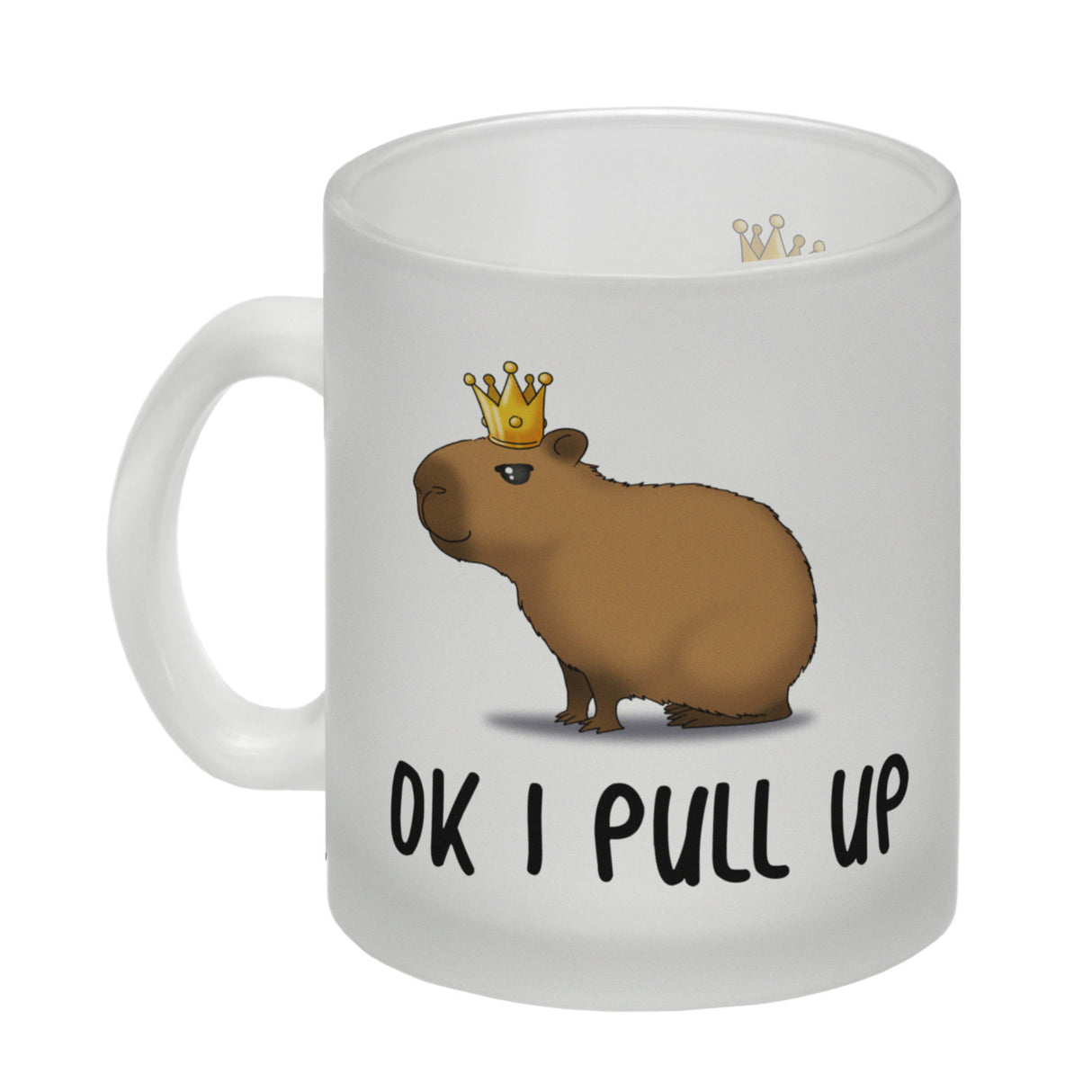 Ok I pull up normales Capybara Meme Kaffeebecher