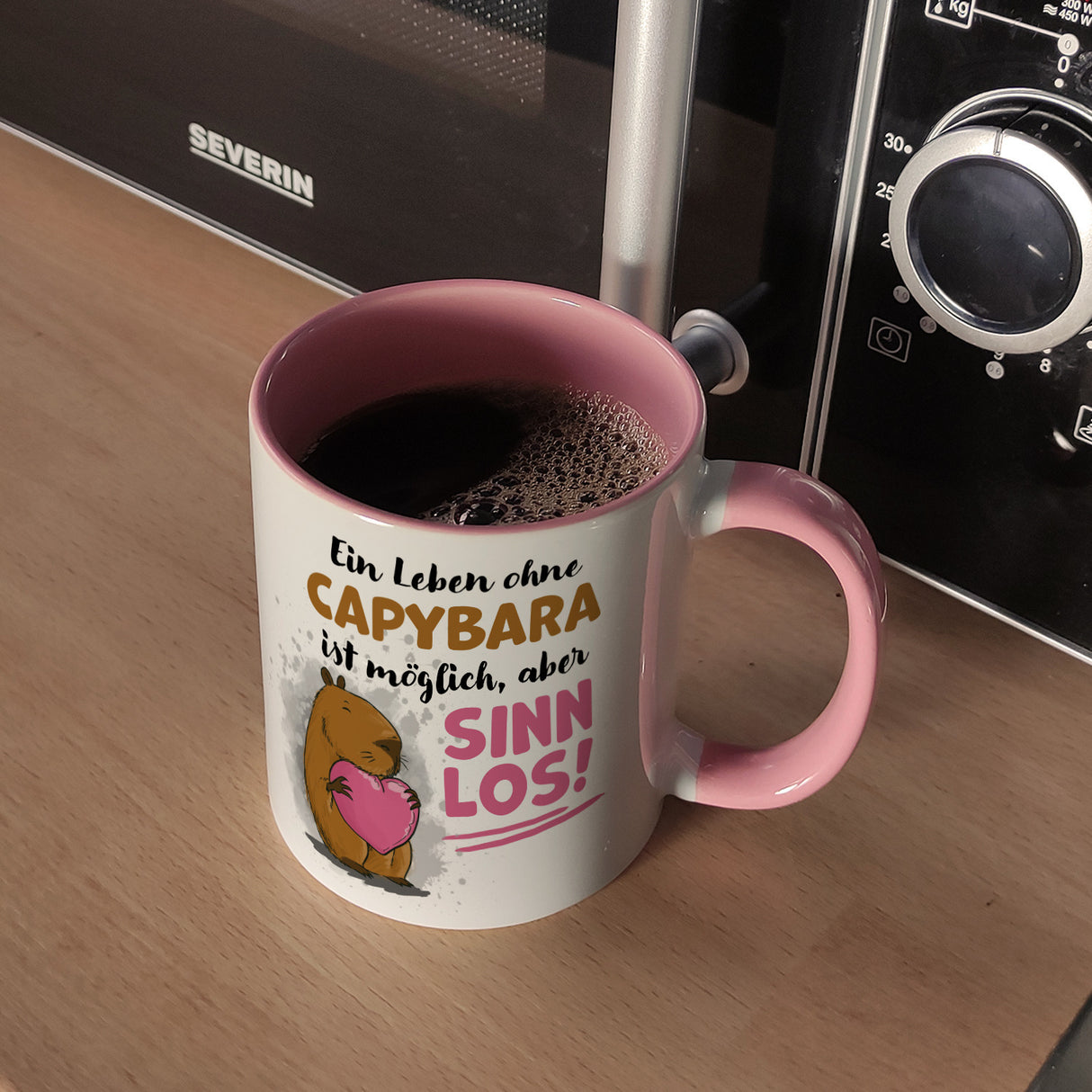 Ein Leben ohne Capybara ist möglich, aber sinnlos Kaffeebecher