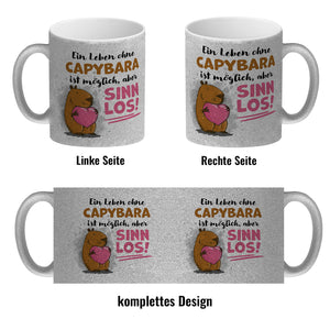 Ein Leben ohne Capybara ist möglich, aber sinnlos Kaffeebecher