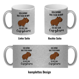 Ich spüre das Tier in mir – es ist ein Capybara Kaffeebecher
