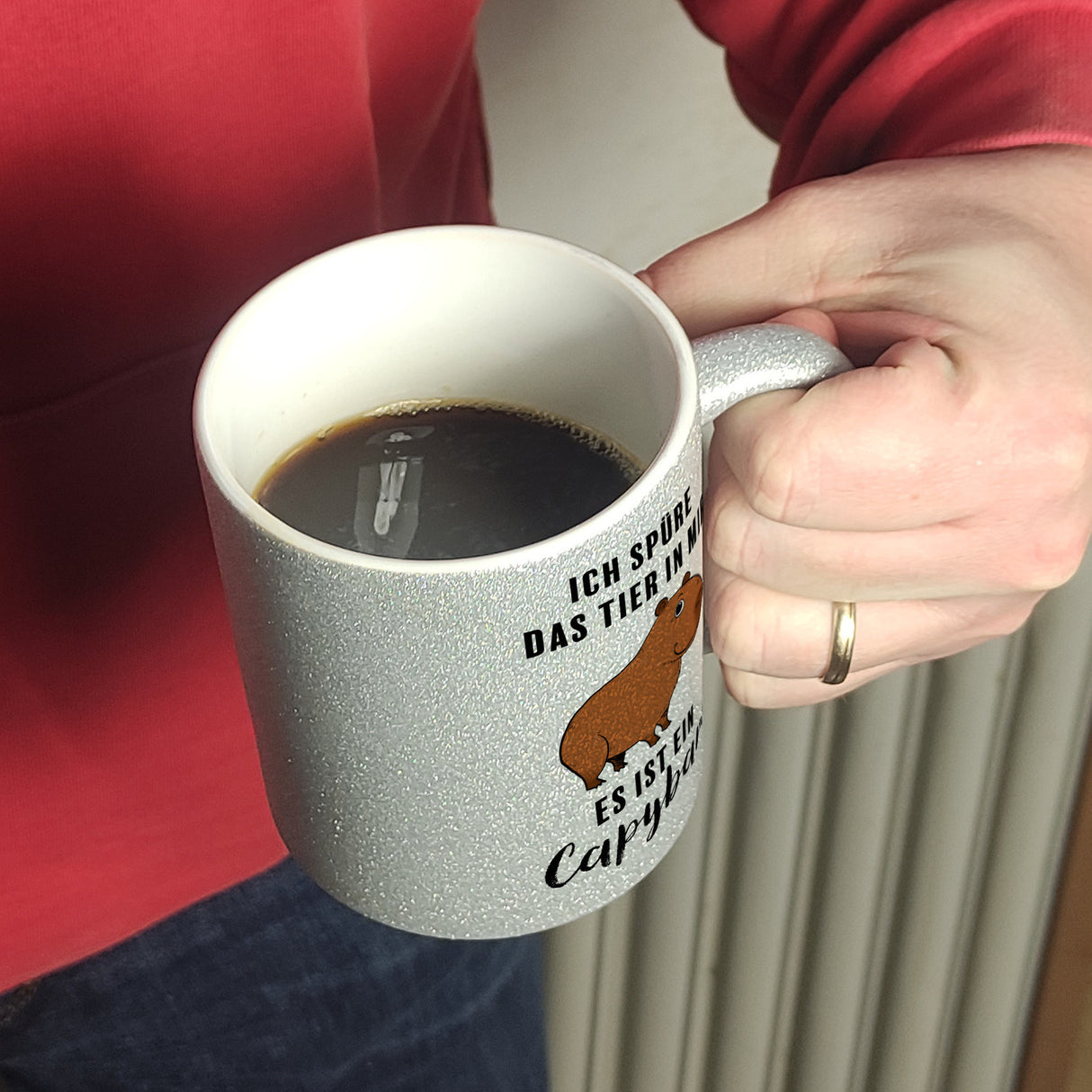 Ich spüre das Tier in mir – es ist ein Capybara Kaffeebecher