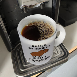 Ich spüre das Tier in mir – es ist ein Capybara Kaffeebecher