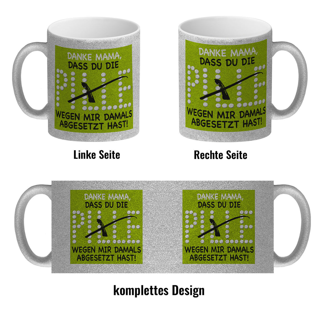 Danke Mama dass du die Pille abgesetzt hast! Kaffeebecher