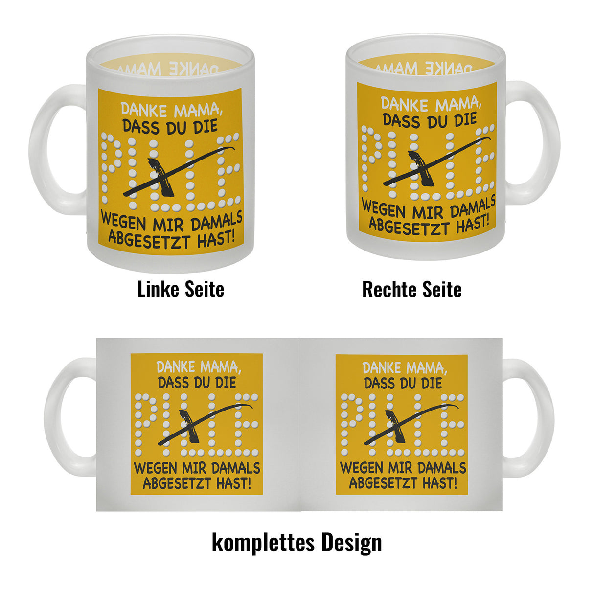 Danke Mama dass du die Pille abgesetzt hast! Kaffeebecher