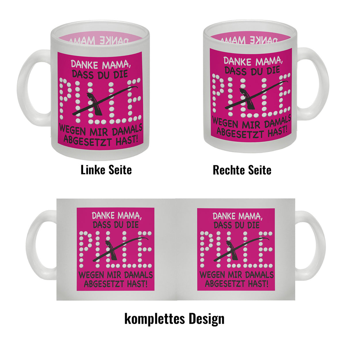 Danke Mama dass du die Pille abgesetzt hast! Kaffeebecher