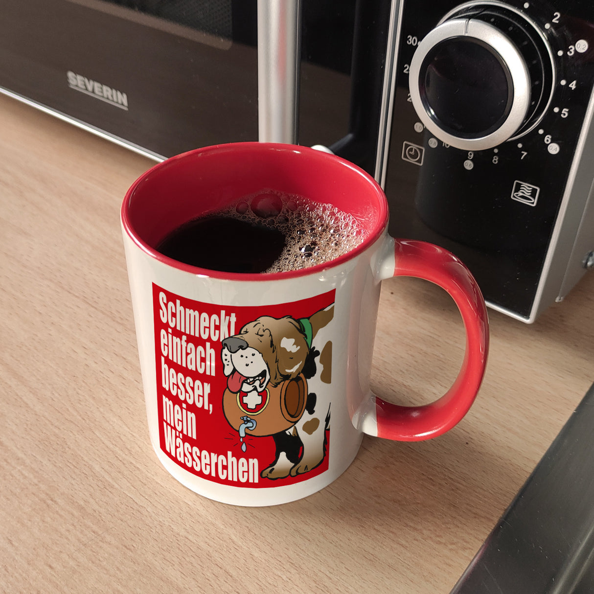 Schmeckt einfach besser mein Wässerchen Kaffeebecher