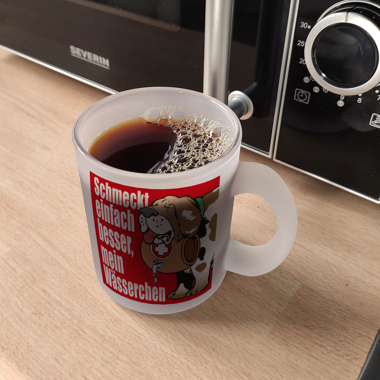 Schmeckt einfach besser mein Wässerchen Kaffeebecher