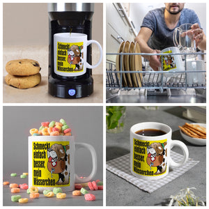 Schmeckt einfach besser mein Wässerchen Kaffeebecher