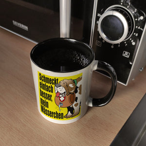 Schmeckt einfach besser mein Wässerchen Kaffeebecher