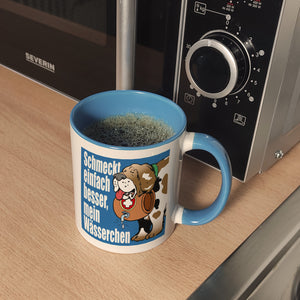Schmeckt einfach besser mein Wässerchen Kaffeebecher