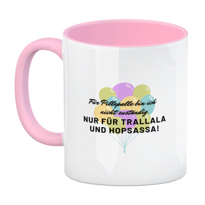 Pillepalle Kaffeebecher mit Ballons und Spruch