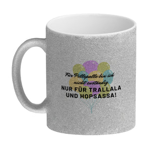 Pillepalle Kaffeebecher mit Ballons und Spruch