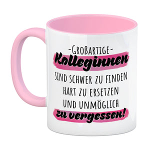 Großartige Kolleginnen sind schwer zu finden Kaffeebecher