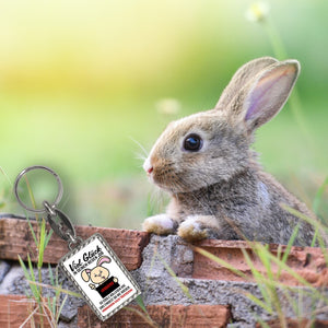 Glückwunsch zur Flucht, Verräter Mittelfinger Schlüsselanhänger mit Hase