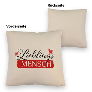 Lieblingsmensch Kissen - Für besondere Menschen in deinem Leben