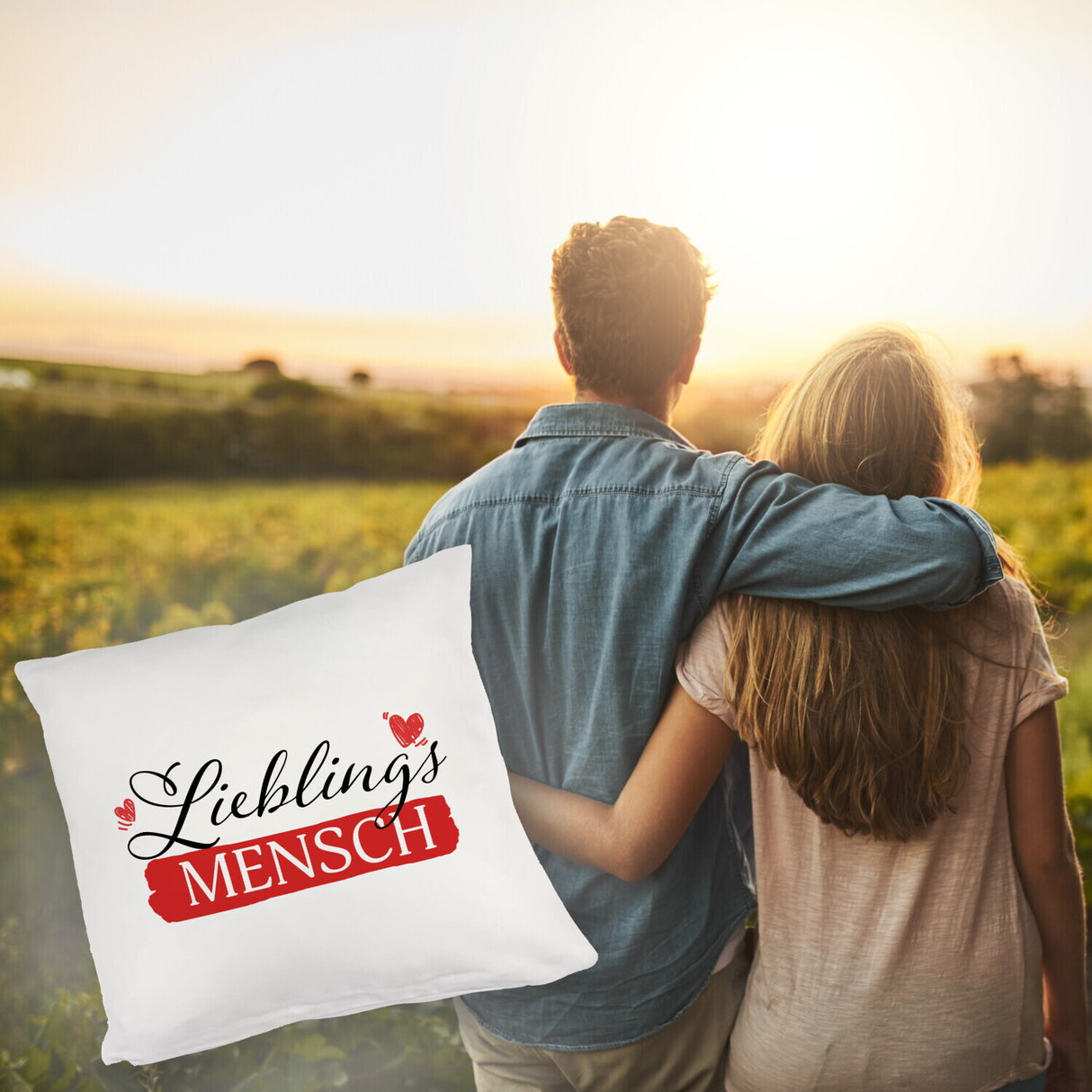 Lieblingsmensch Kissen - Für besondere Menschen in deinem Leben