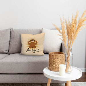 Auszeit Faultier Kissen