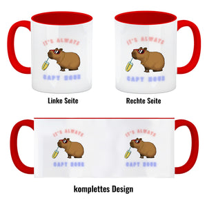 It´s always capy hour Kaffeebecher mit coolem Capybara Motiv