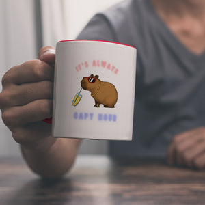 It´s always capy hour Kaffeebecher mit coolem Capybara Motiv