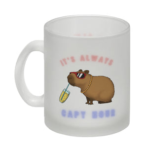 It´s always capy hour Kaffeebecher mit coolem Capybara Motiv