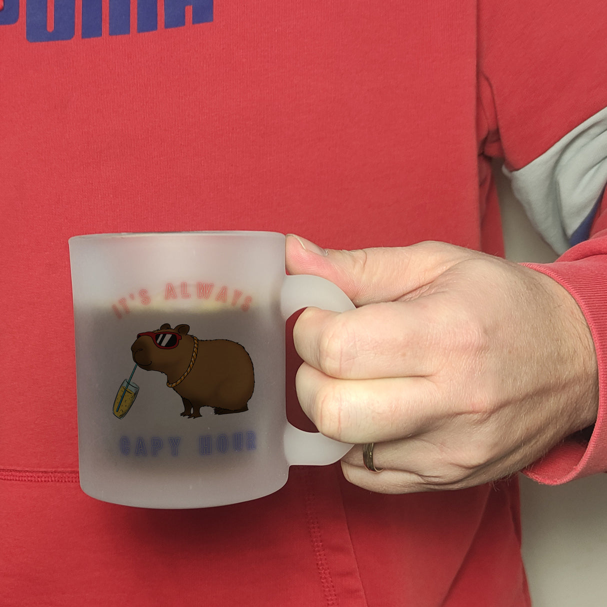 It´s always capy hour Kaffeebecher mit coolem Capybara Motiv
