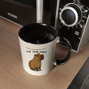 If you´re capy and you know it clap your paws Capybara Kaffeebecher