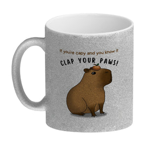 If you´re capy and you know it clap your paws Capybara Kaffeebecher