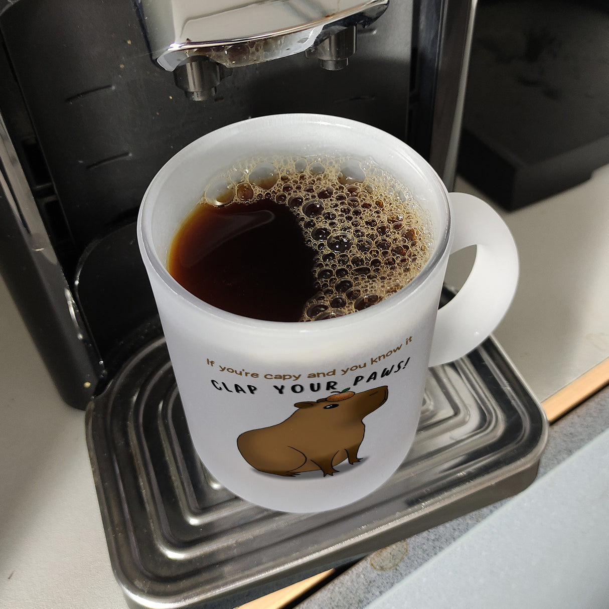 If you´re capy and you know it clap your paws Capybara Kaffeebecher