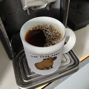 If you´re capy and you know it clap your paws Capybara Kaffeebecher