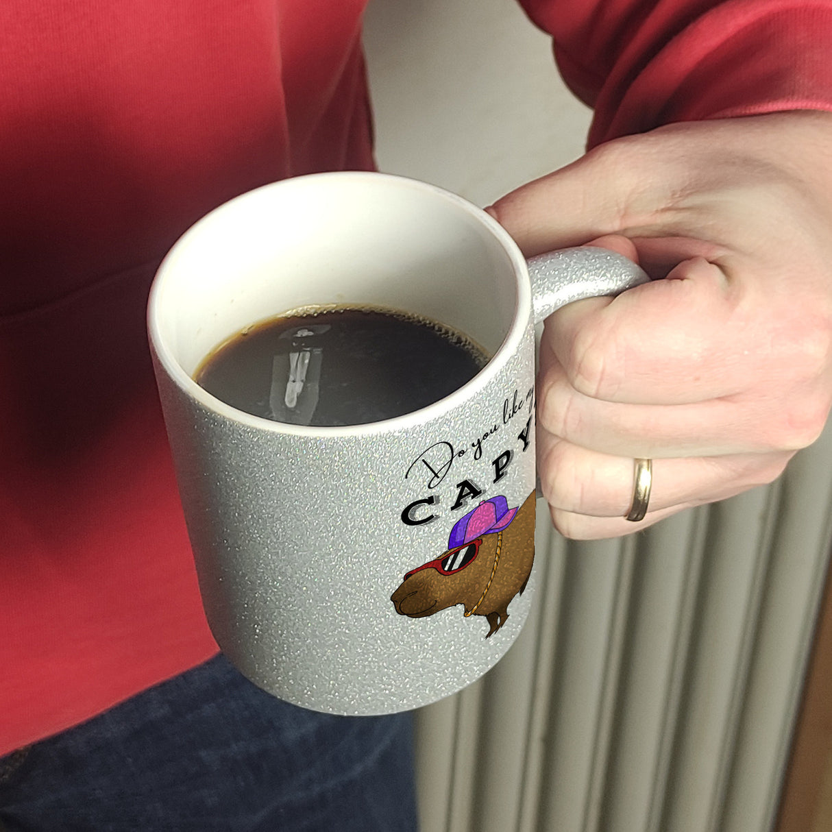 Do you like my Capy? Capybara Kaffeebecher