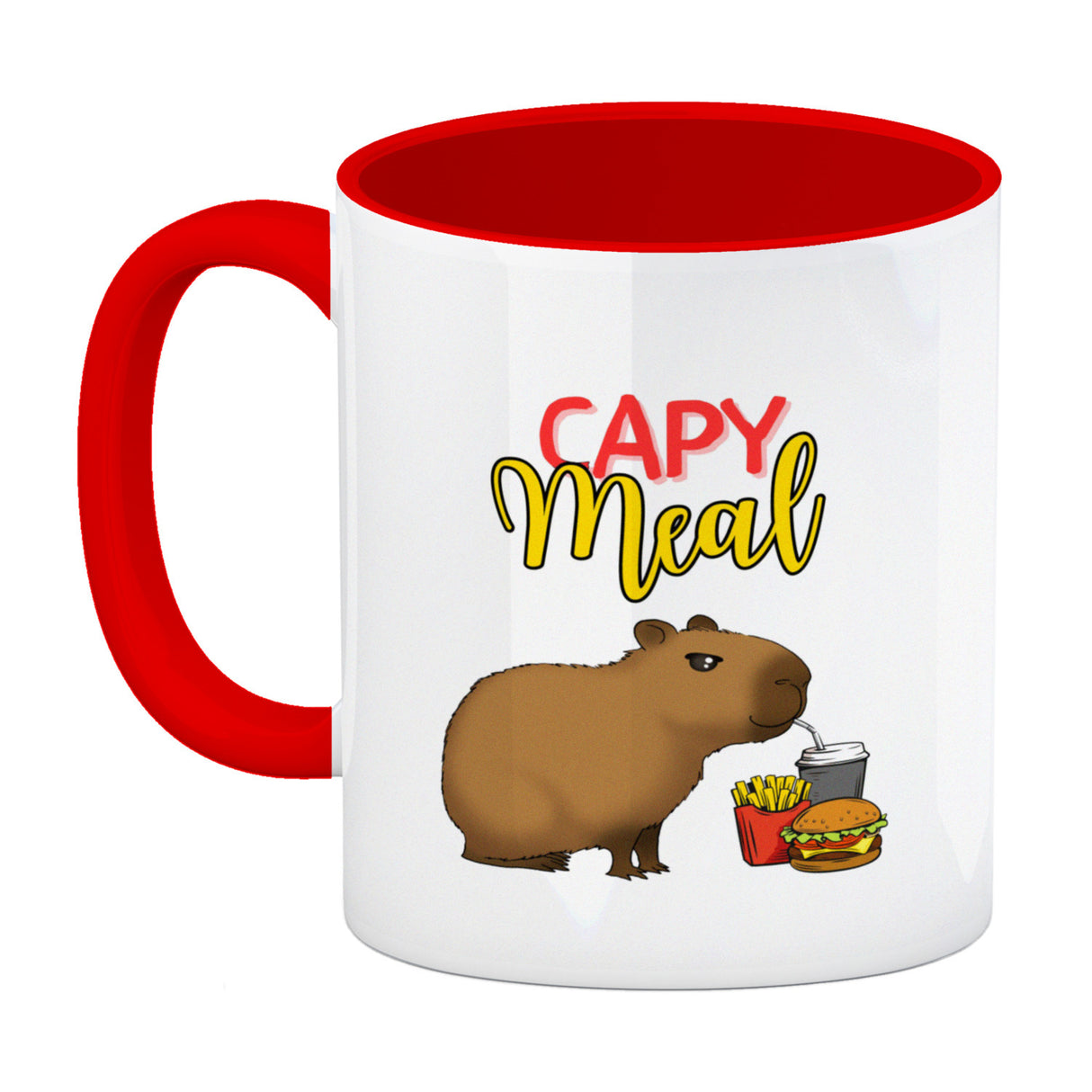 Capy Meal Fast Food Kaffeebecher mit niedlichem Capybara