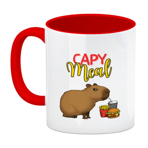 Capy Meal Fast Food Kaffeebecher mit niedlichem Capybara