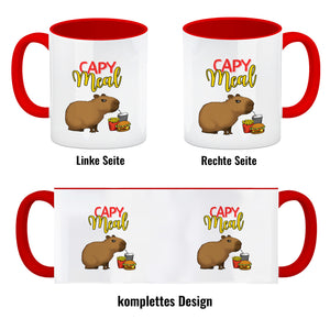 Capy Meal Fast Food Kaffeebecher mit niedlichem Capybara