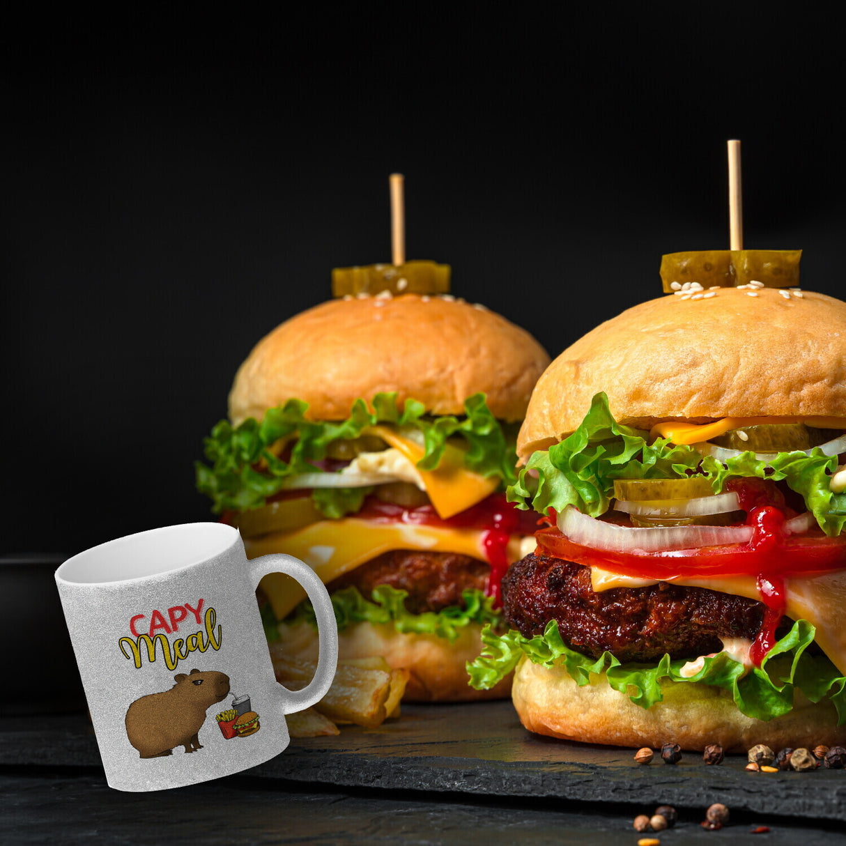 Capy Meal Fast Food Kaffeebecher mit niedlichem Capybara
