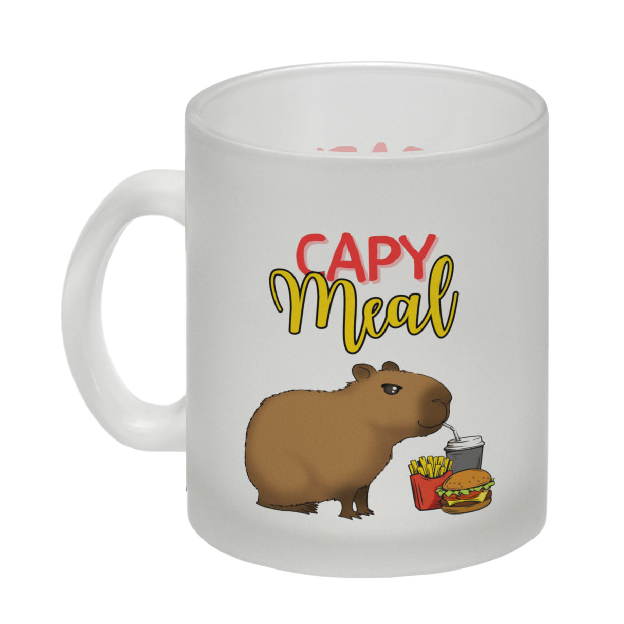Capy Meal Fast Food Kaffeebecher mit niedlichem Capybara