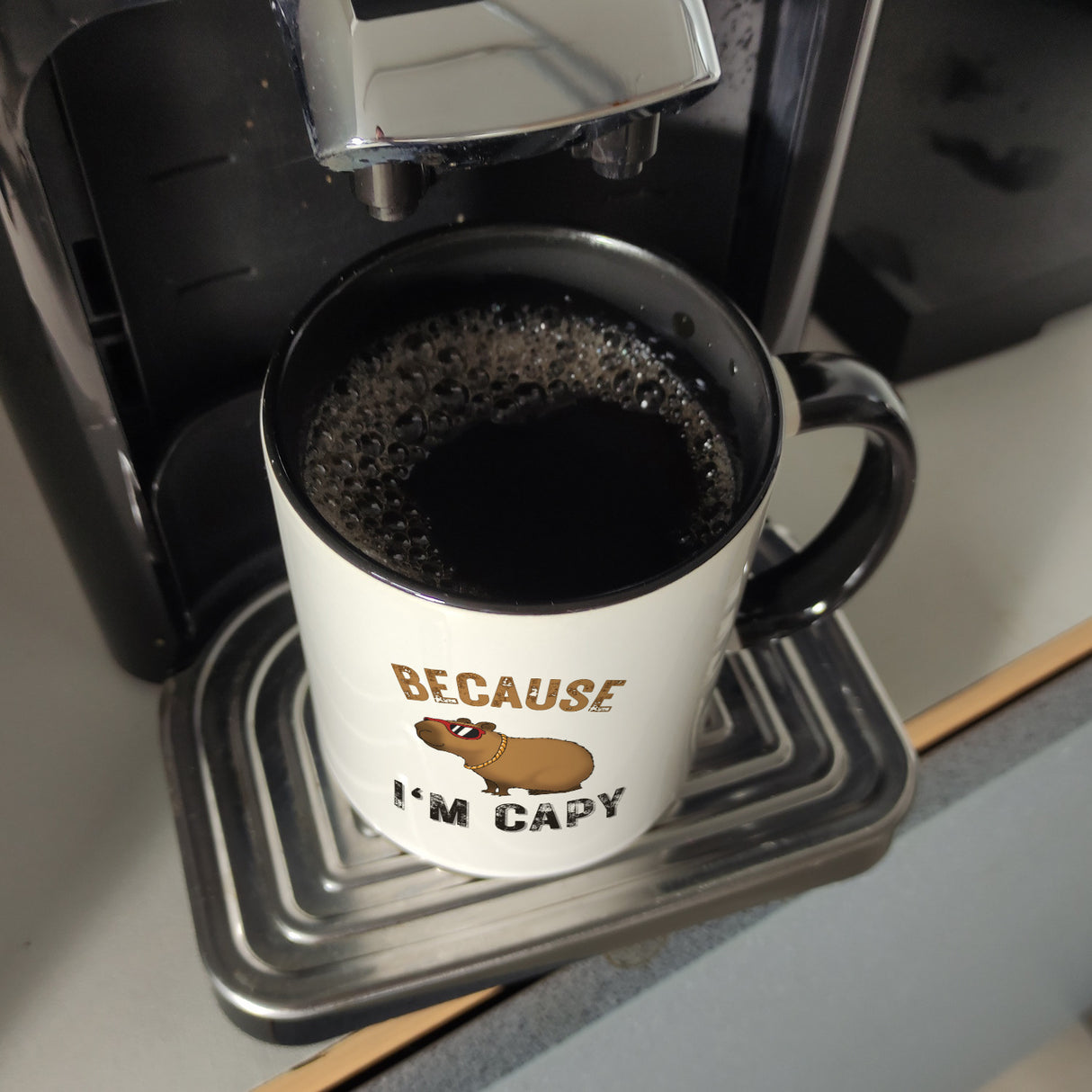 Because I´m capy Kaffeebecher mit coolem Capybara Motiv