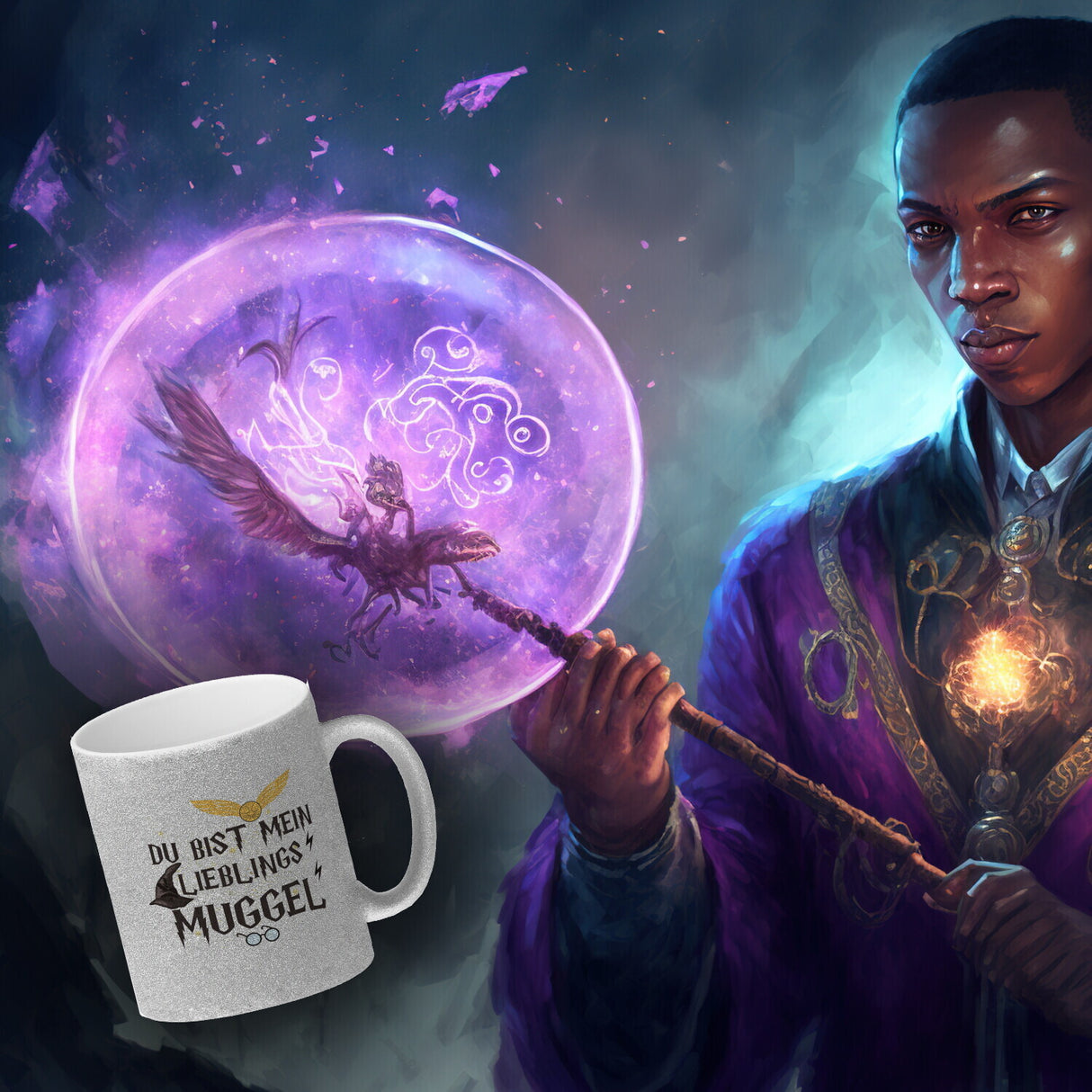 Lieblingsmuggel Kaffeebecher für Zauberschüler und Hexen