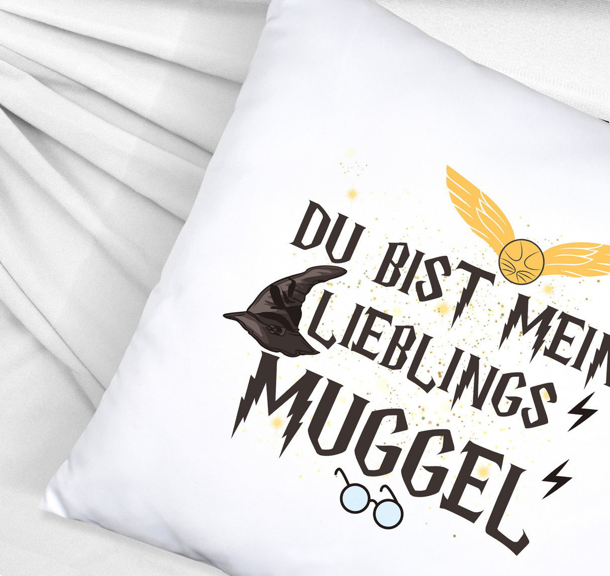 Lieblingsmuggel Kissen für Zauberschüler und Hexen