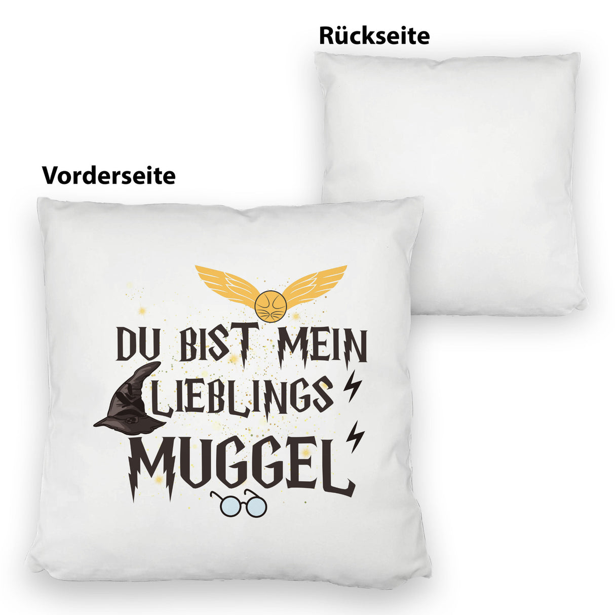 Lieblingsmuggel Kissen für Zauberschüler und Hexen