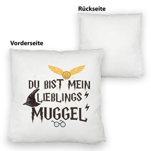 Lieblingsmuggel Kissen für Zauberschüler und Hexen
