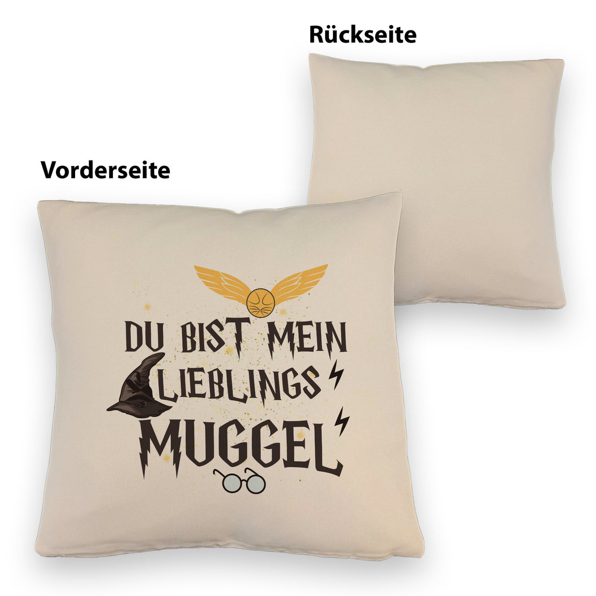 Lieblingsmuggel Kissen für Zauberschüler und Hexen