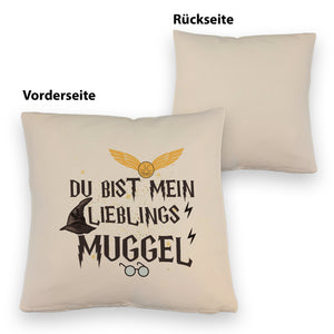 Lieblingsmuggel Kissen für Zauberschüler und Hexen