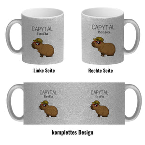Capytal BraRa Kaffeebecher mit rappendem Capibara
