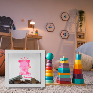 Kleine Prinzessin Spardose mit niedlichem Schweinchen